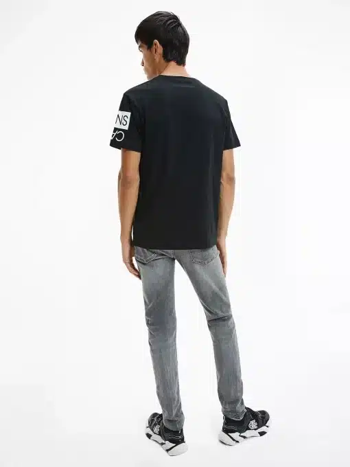 Calvin Klein Mirror Logo T-shirt Black