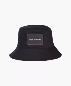 Calvin Klein Cotton Twill Bucket Hat Black
