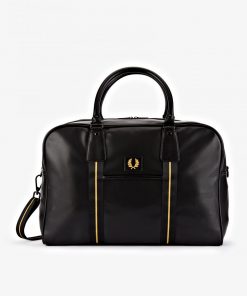 Fred Perry Piqué Texture Holdall Black