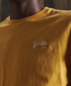Superdry Vintage Embroidery T-shirt Upstate Gold Marl