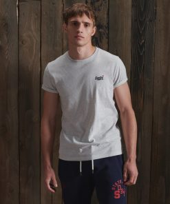 Superdry Vintage Embroidery T-shirt Mcqueen Marl