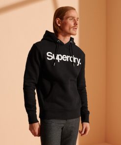 Superdry Core Logo Hoodie Black