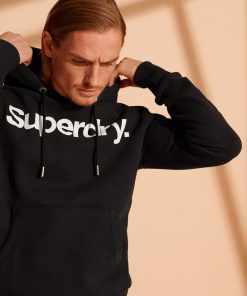 Superdry Core Logo Hoodie Black