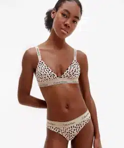 Calvin Klein Modern Cotton Thong Savannah Cheetah