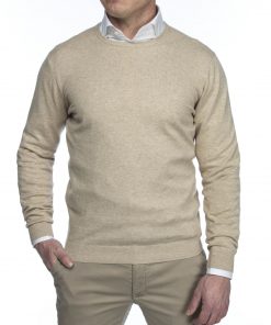 Hansen & Jacob Cotton Cashmere Crewneck Sand