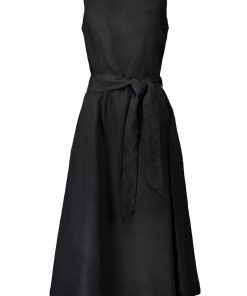 Balmuir layla Linen Dress Black