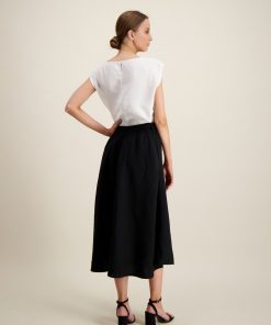 Balmuir Lena Linen Skirt Black