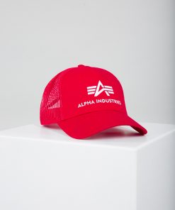 Alpha Industries Basic Trucker Cap Speed Red