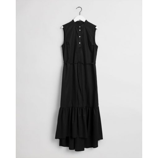 Gant Woman Polin Midi Dress Black