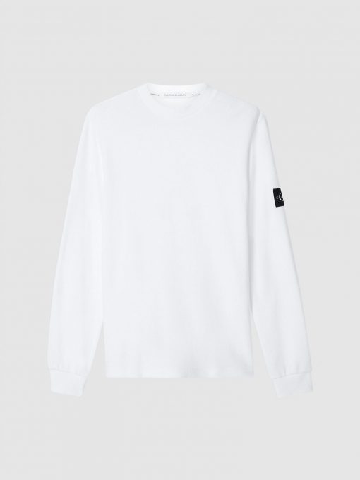 Calvin klein Long Sleeve Waffle T-shirt White