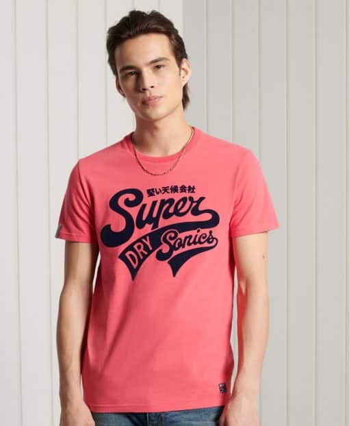 Superdry Collegiate Graphic T-shirt Future Fuchsia