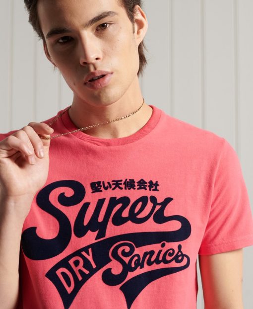 Superdry Collegiate Graphic T-shirt Future Fuchsia