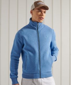 Superdry Classic Track Top Bright Blue Grit