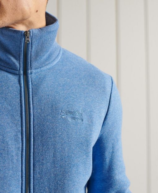 Superdry Classic Track Top Bright Blue Grit