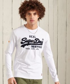 Superdry Vintage Logo Chenille Top Optic White