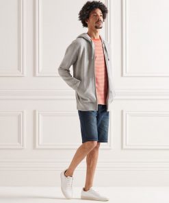 Superdry Essential Cotton Hood Mid Grey