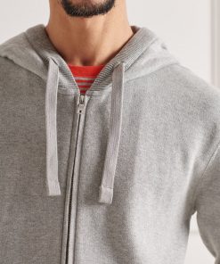 Superdry Essential Cotton Hood Mid Grey