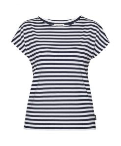 Holebrook Kajsa Capsleeve T-shirt Navy/White