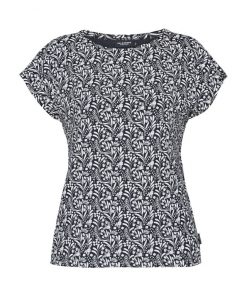 Holebrook Kajsa Capsleeve T-shirt Navy/Meadow