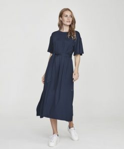 Holebrook Kajsa Slit Dress Navy