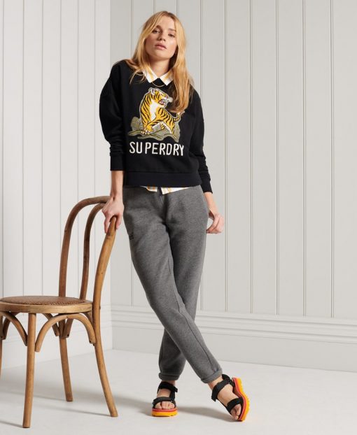 Superdry Military Narrative Sweatshirt Black