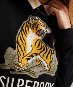 Superdry Military Narrative Sweatshirt Black