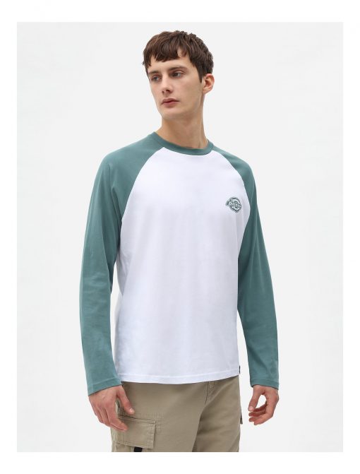 Dickies Cologne Long Sleeve Baseball T-shirt Green