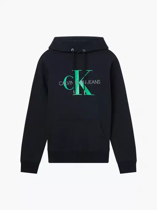 Calvin Klein Monogram Hoodie Black