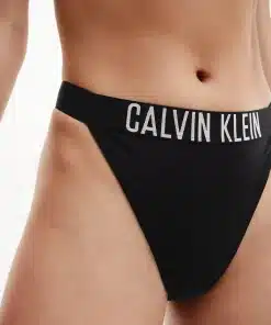 Calvin Klein High Rise Tanga Swimwear Black