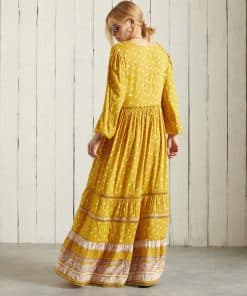 Superdry Ameera Maxi Dress Ochre