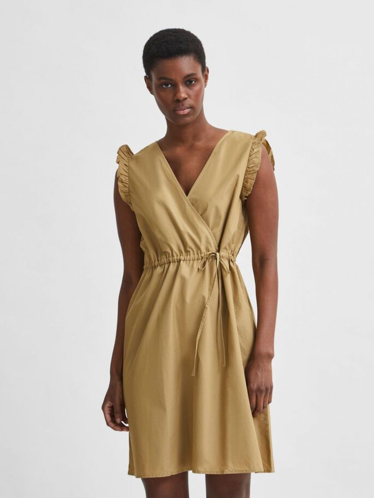 selected femme wrap dress