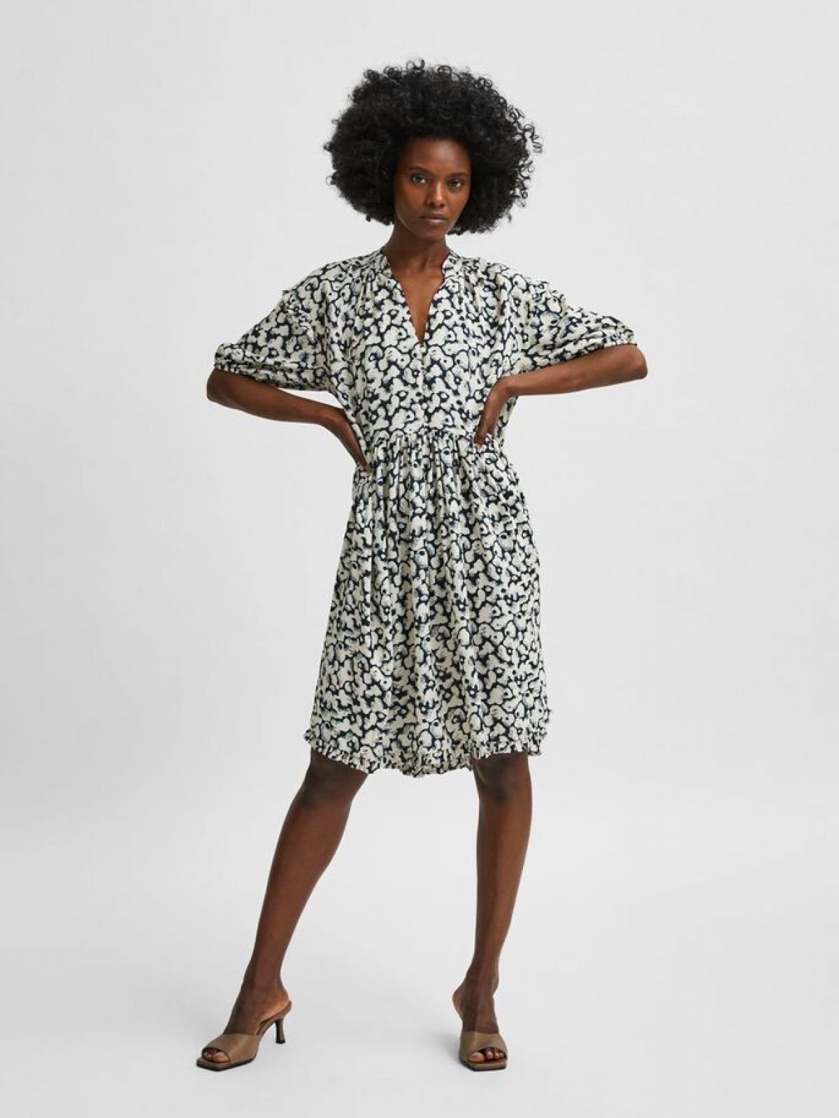 selected femme wrap dress