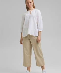 Esprit Cotton/Linen Blouse White