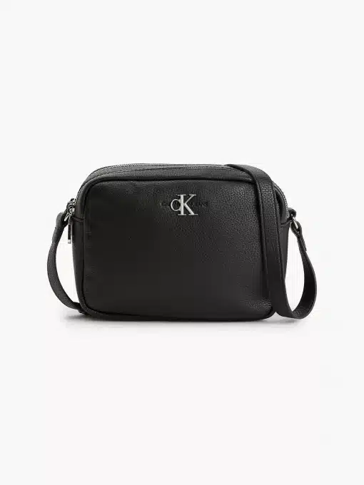 Calvin Klein Double Zip Crossbody Bag Black