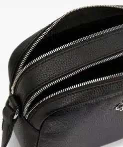 Calvin Klein Double Zip Crossbody Bag Black