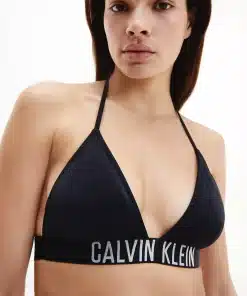 Calvin Klein Triangle Bikini Top Black