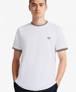 Fred Perry Twin Tipped T-shirt White