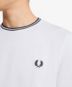 Fred Perry Twin Tipped T-shirt White