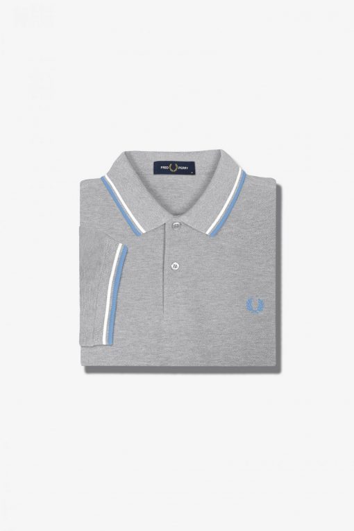 Fred Perry M3600 Pique Steel Marl