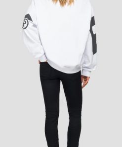 Replay Logo Sweatshirt White