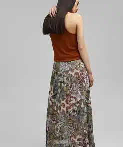 Esprit Maxi Skirt Turquoise