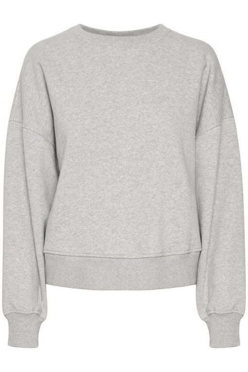 Gestuz Rubigz Sweatshirt Light Grey Melange