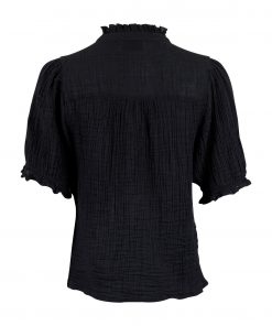 Neo Noir Odesa Gauze Blouse Black