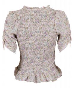 Fari Flowy Flower Blouse Creme