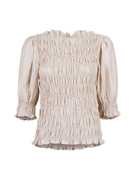 Neo Noir Kara Smock Top Sand