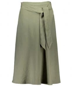 Balmuir Lena Linen Skirt Khaki