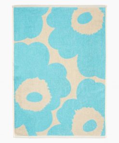 Marimekko Unikko Hand Towel 70 x 150 cm Light Blue