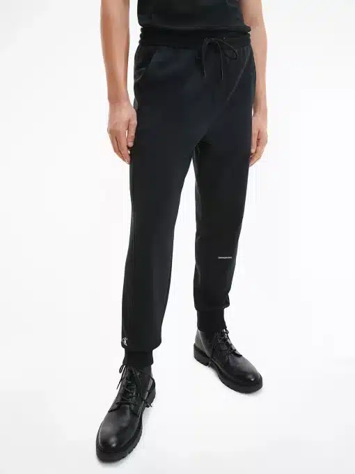 Calvin Klein Micro Branding Joggers Black