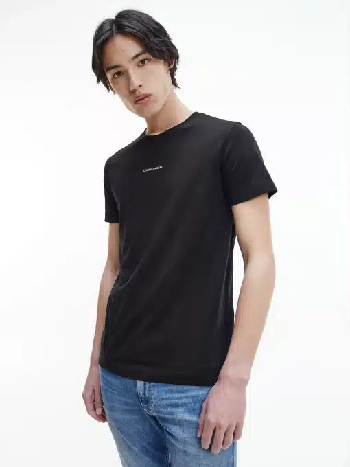 Calvin Klein Micro Branding T-shirt Black