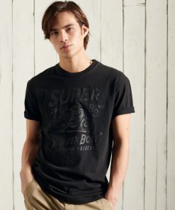 Superdry Boho Box Fit Graphic T-Shirt Black Out